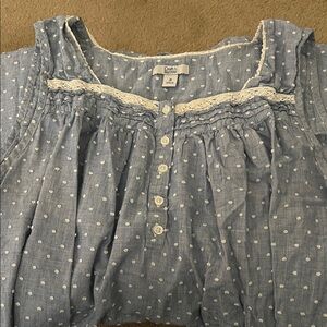 Croft & Barrow Blue Polka Dot Sleepwear